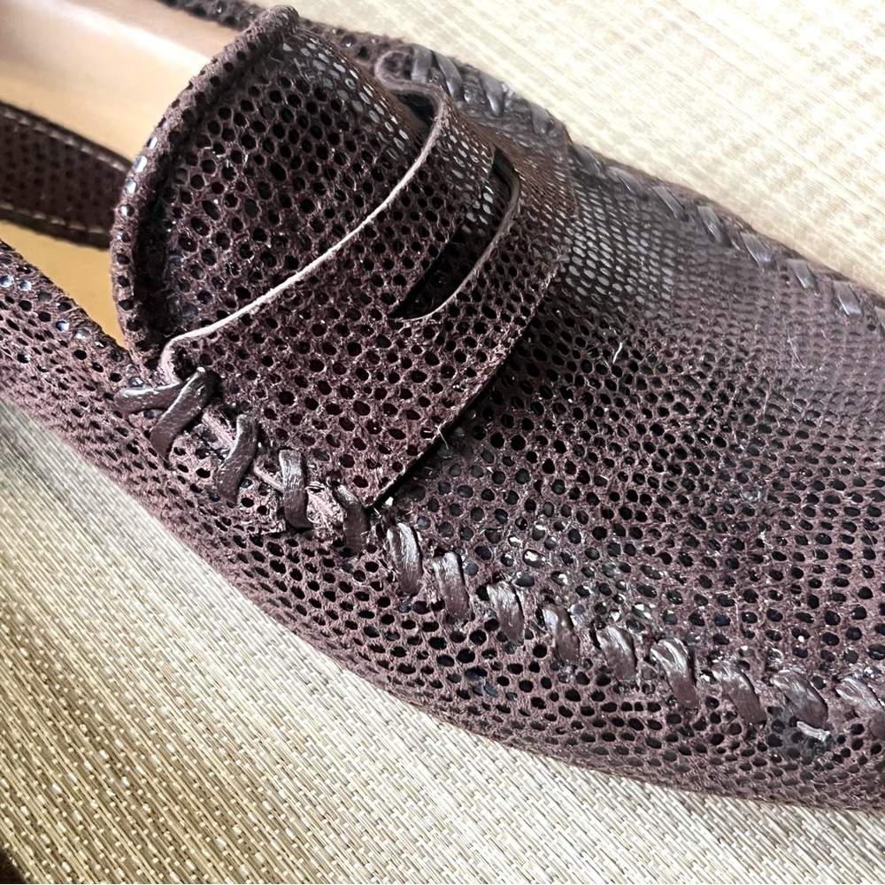 Vaneli Ranon Leather Driving Moccasin Loafer  Brown Size 8 Great Condition - Picture 12 of 13